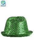CAPPELLO PAILLETTES VERDE